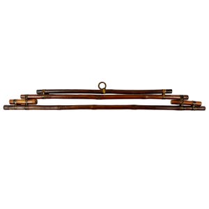 Handmade Bamboo Hanger | Thanh Rustic Wall Hanging Display | Eco-Friendly Artisan Hanger for Tapestries, Scarves, Artwork