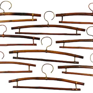 Handcrafted Bamboo Clothes Hanger & Textile Hanger