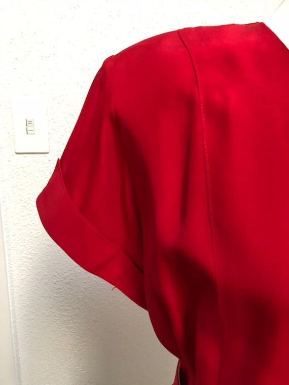 Size 10P Red Skort Dress - image 5