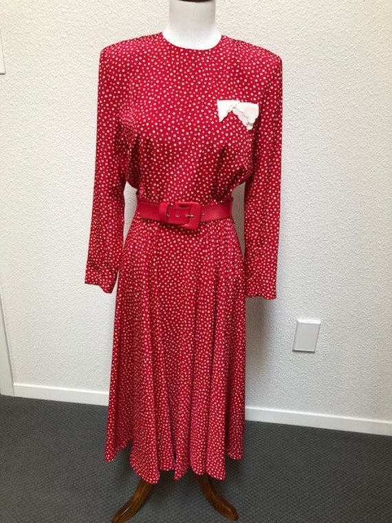 liz claiborne dresses red Size 6P Red Liz Claiborne Dress