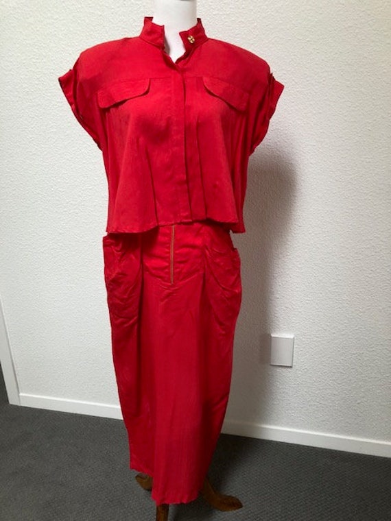 Size 7 Red Skirt/Top