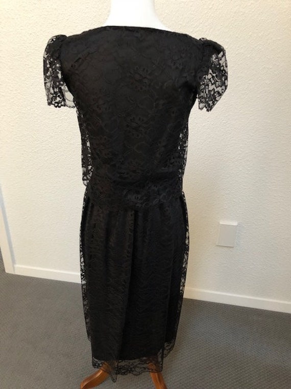Size 5 Black Lace Dress - image 5