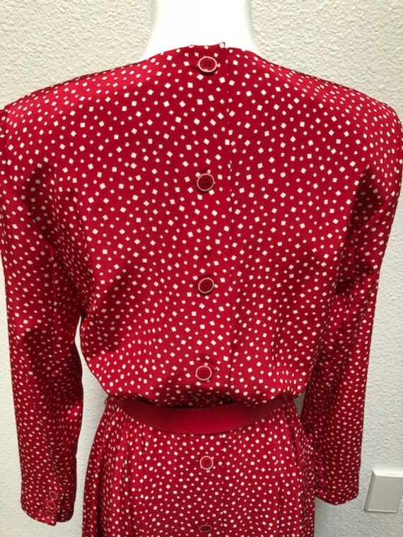 Size 6P Red Liz Claiborne Dress - image 5