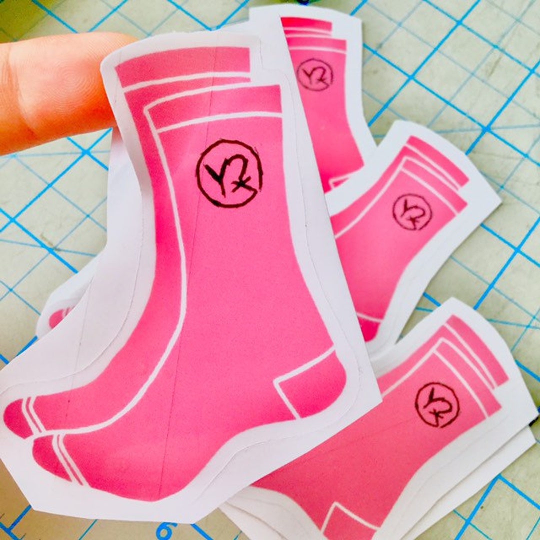 Yungblud Pink Socks Sticker Etsy