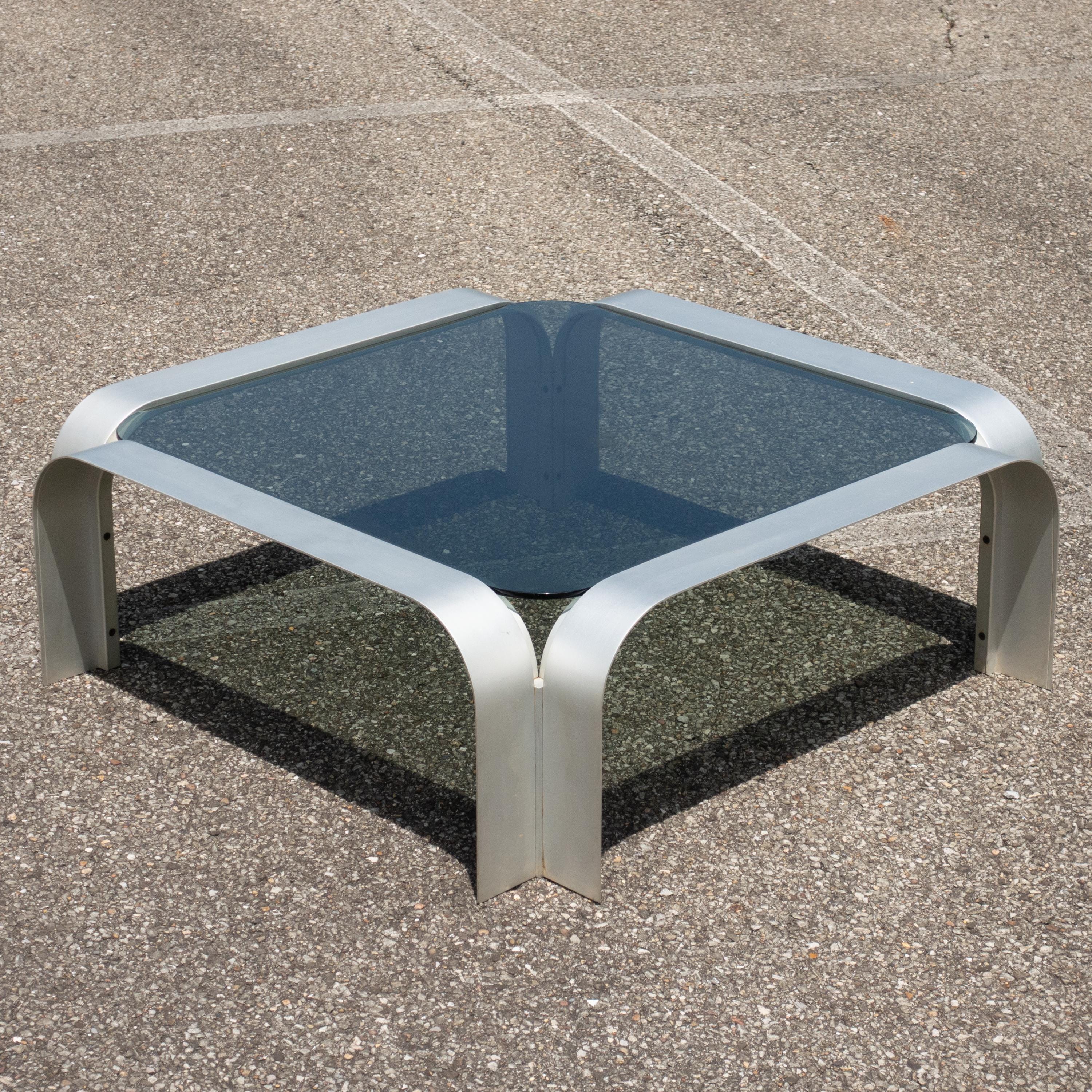 Coffee Table Glass Space Age - Etsy