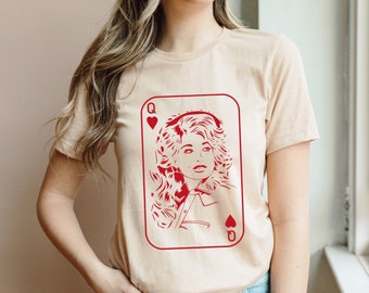 -shirt Reine de Cœur Dolly Parton | T-shirt musique country