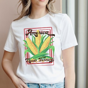 America Needs Farmers Sweatshirt, farmers wife gifts,farm shirt, ag shirt, agriculture gifts, farmer crewneck, farmer gifts, gift for farmer