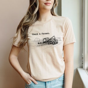 Thank A Farmer shirt, Farmer Sweater, Farm Life Sweat, Family Farm tshirt, Support Local Farmers shirt, Agriculture shirt, tractor tee