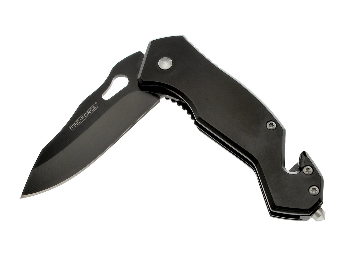 Folding Rescue Pocket Knife Glass Break Seatbelt Cutter Black Etsy