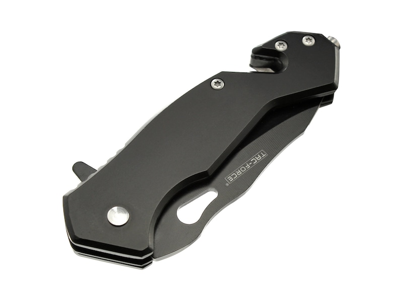 Folding Rescue Pocket Knife Glass Break Seatbelt Cutter Black Etsy