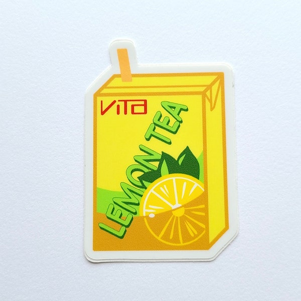 Vita Lemon Tea Drink Sticker • Vinyl Sticker • Laptop Sticker • Vinyl Laptop Sticker • Chinese Vinyl Sticker • Classic • Decal