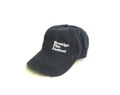 Brooklyn Film Festival District Embroidered Thick Black Stitch Cap