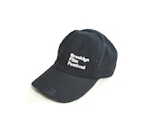 Brooklyn Film Festival - Distressed Hat District Embroidered - 100% cotton twill - Unstructured - Low profile