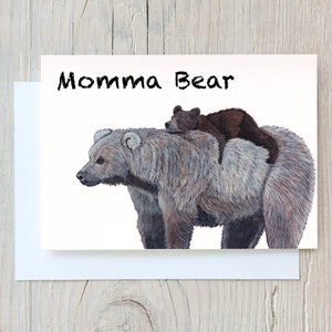 Carte de vœux Papa Bear, Momma Bear, Bear & Baby Bear - Envoyez directement à votre destinataire !