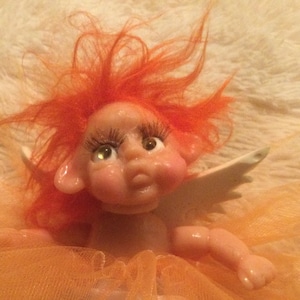 Handmade Full Body Silicone Baby Troll Fairy Doll