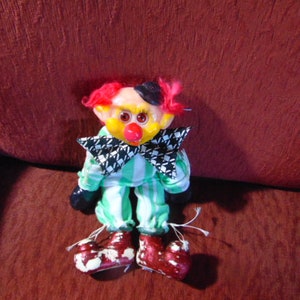 Poseable Full Body Silicone Clown Art Doll