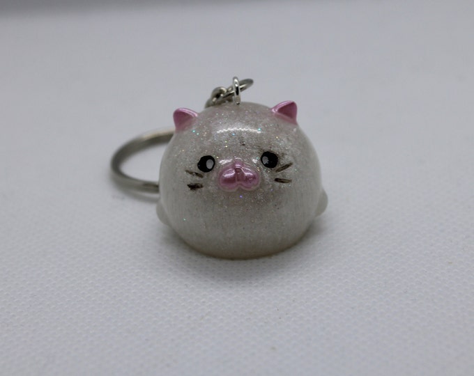 Mini Animal Keychains, Cute Tiny Keychains, Animals, Cat, Penguin, Bear, Pig, Custom Keychains
