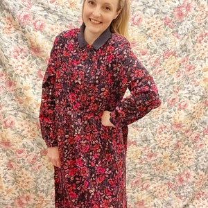 Vintage 80s Laura Ashley Floral Dress Large image 8