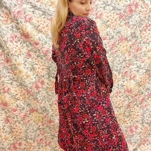 Vintage 80s Laura Ashley Floral Dress Large image 5