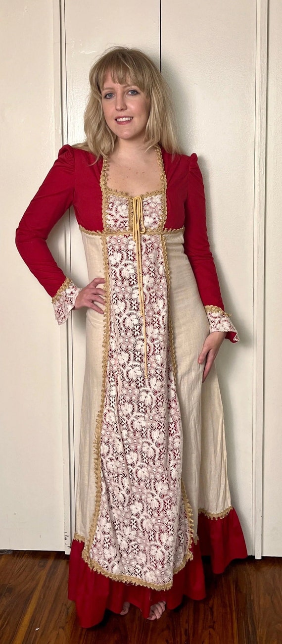 Vintage 1960's "Gunne Sax by Jessica McClintock" … - image 2