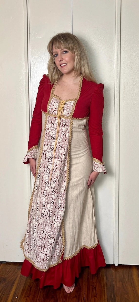 Vintage 1960's "Gunne Sax by Jessica McClintock" … - image 5