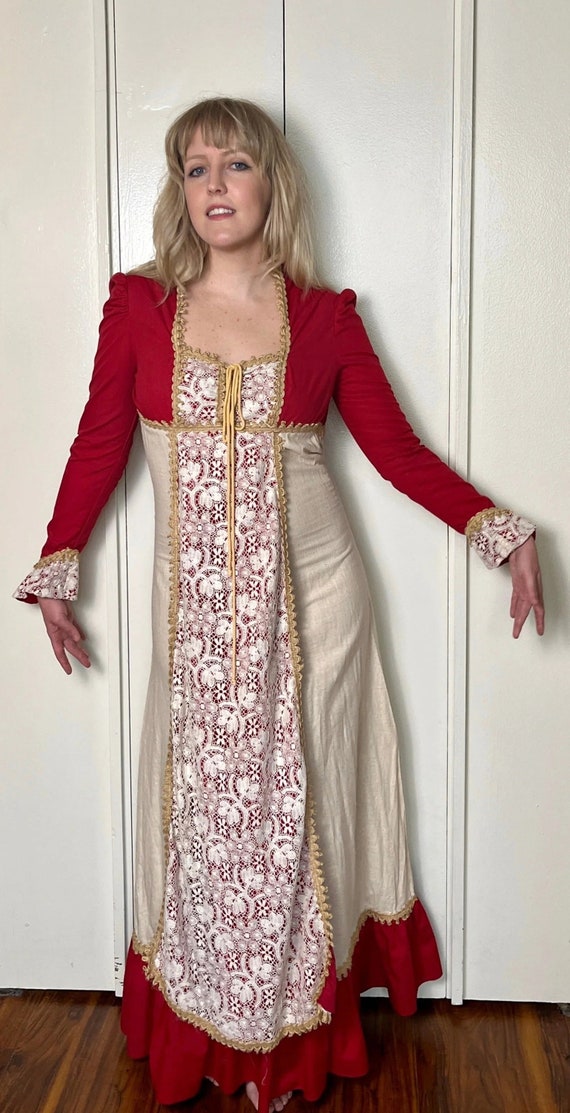 Vintage 1960's "Gunne Sax by Jessica McClintock" … - image 3