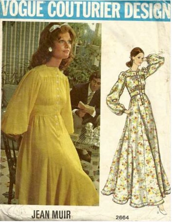 Vintage 1970’s Vogue Couturier Design a la Jean M… - image 4