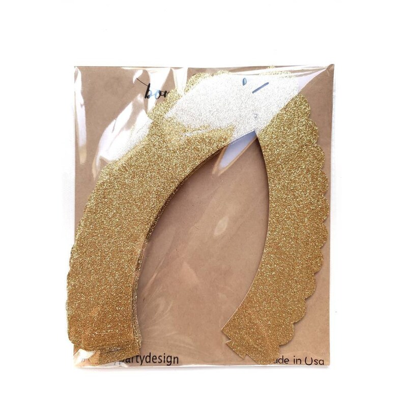 12 Boy or Girl Cupcake TopperGender Reveal Wraps