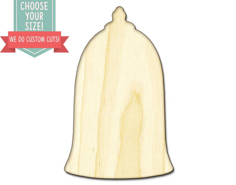 Custom Choose Your Size Laser Cut Wooden Art Craft Supplies Wall Hanging Decor Wedding Nursery DCS0327 Bell Jar Rose Beauty and the Beast