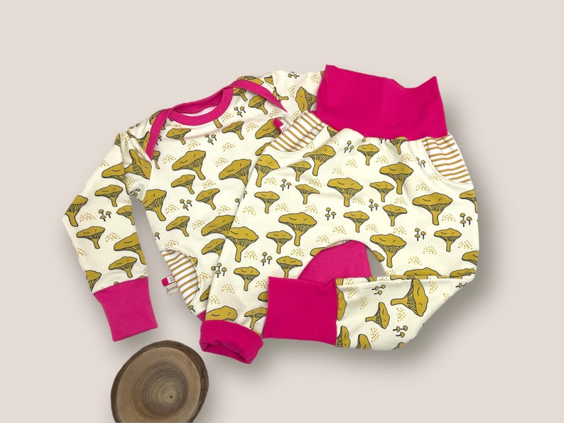 Sarouel évolutif bébé enfant chanterelles jaune coton bio biologique pantalon image 10