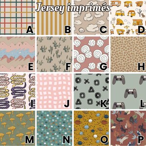 Adjustable harem pants to personalize baby and child pattern of your choice | Adjustable pants in organic cotton | Comfortable handmade clothing for unisex image 8