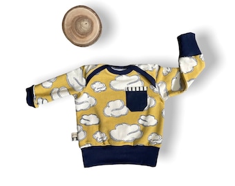 Evolutionary sweatshirt baby child ORGANIC organic cotton jumper