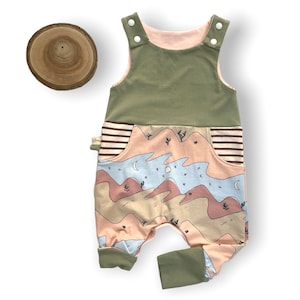 Desert 6-24 months 2-5 years baby child organic cotton jumpsuit