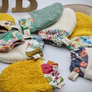 Baby-Lernwaschhandschuh für Kinder - Bio-Baumwollschwamm
