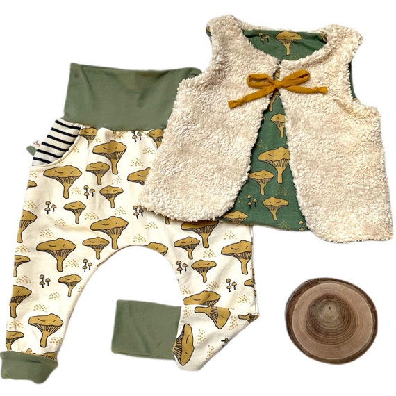 Kleding Unisex kinderkleding Unisex babykleding Broek Sarouel evolutionaire baby 0 tot 3 jaar 