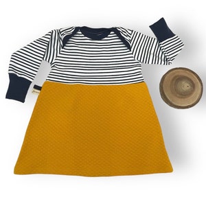 Organic cotton baby and child long-sleeved dress