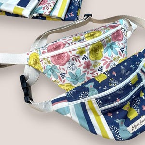 Organic cotton fanny pack for children, teenagers and adults