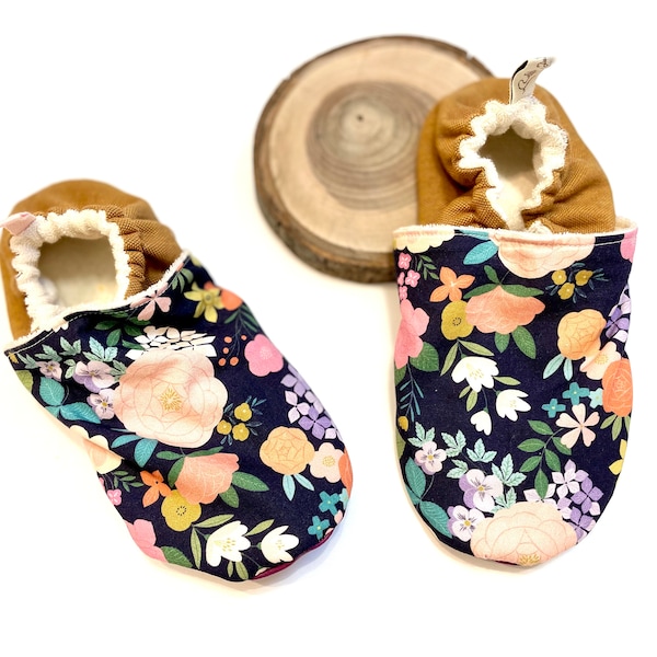 Organic cotton slippers for children and adults
