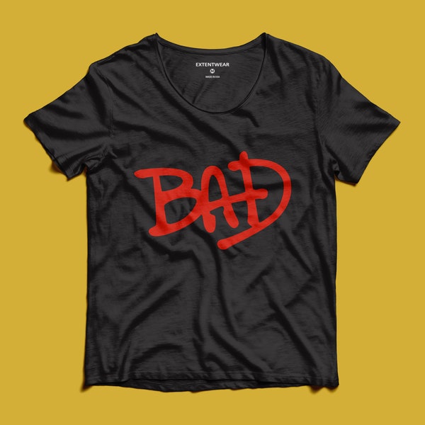Camiseta "BAD" de Michael Jackson para hombre y mujer