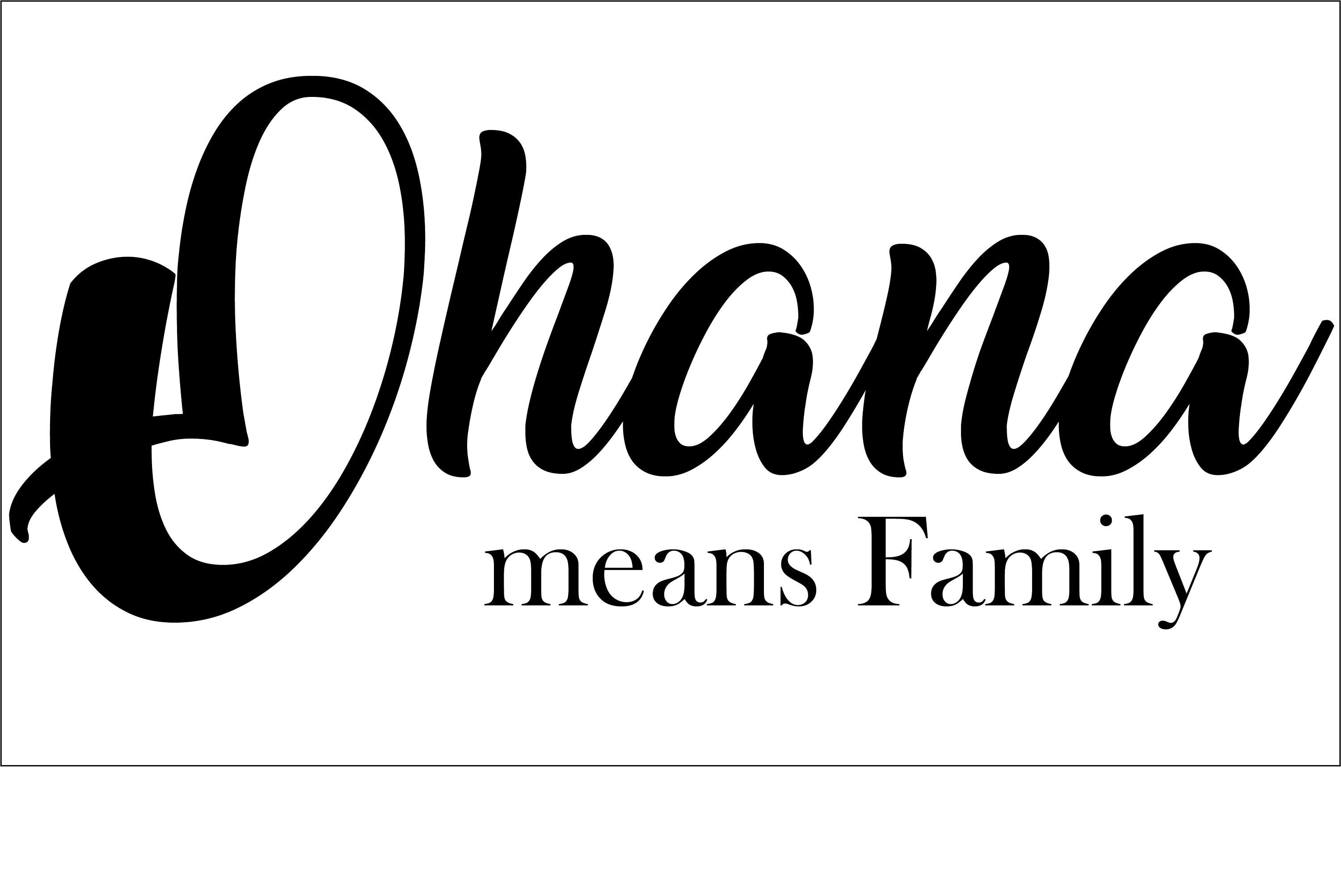 Ohana Vinyl Decor - Etsy