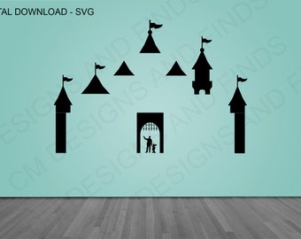 Digital Download (SVG,JPG,PDF)-  Castle Photo Display