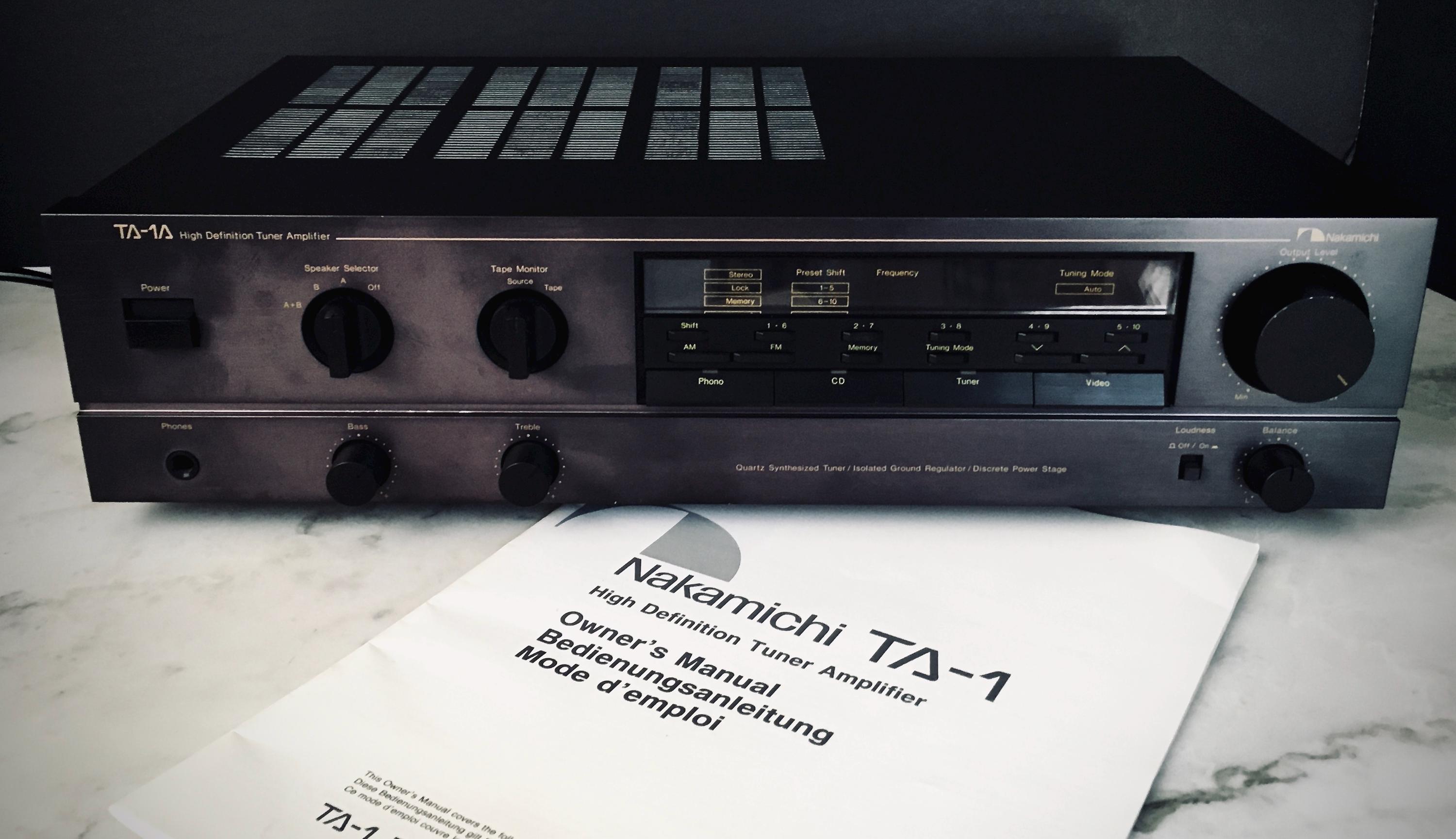 Vintage Nakamichi High Definition Stereo Tuner Amplifier