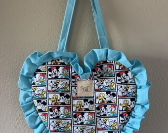 Mickey & Friends Heart Ruffle Bag