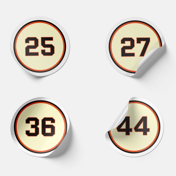 giants retired numbers