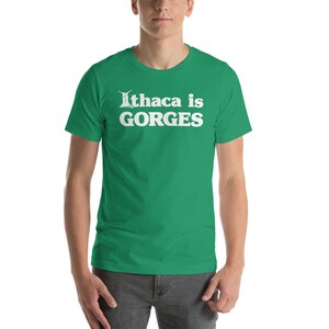Ithaca is Gorges T-shirt Hoge kwaliteit voorgekrompen katoen Comfortabel unisex shirt Gratis verzending afbeelding 2