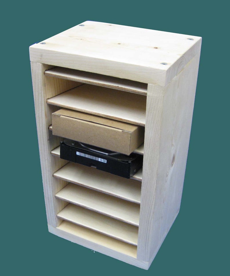 Drive Shelf 6 D6 holds 6 hard drives secure convenient Etsy