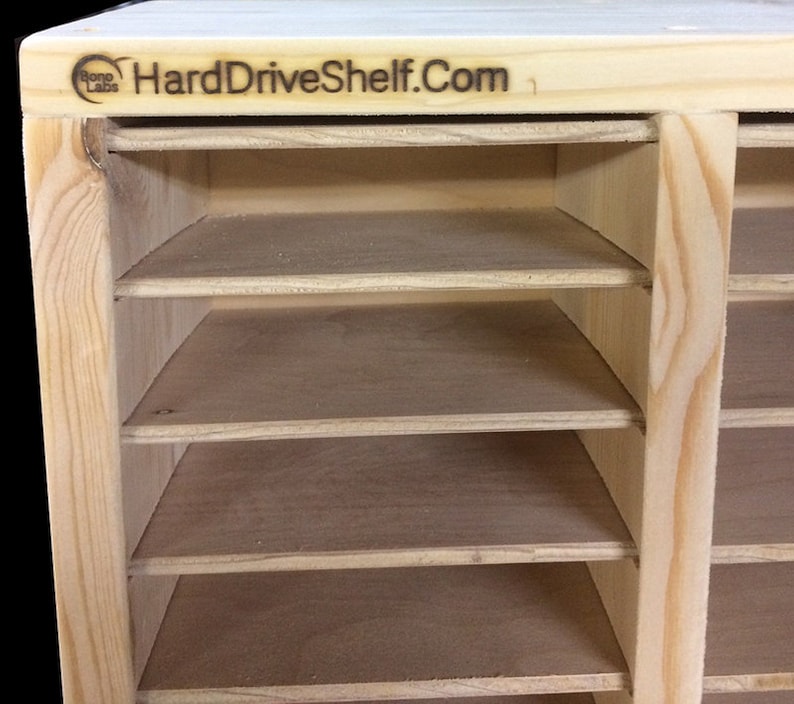 Drive Shelf 21 D 21 Holds 21 Hard Drives Secure Convenient Etsy