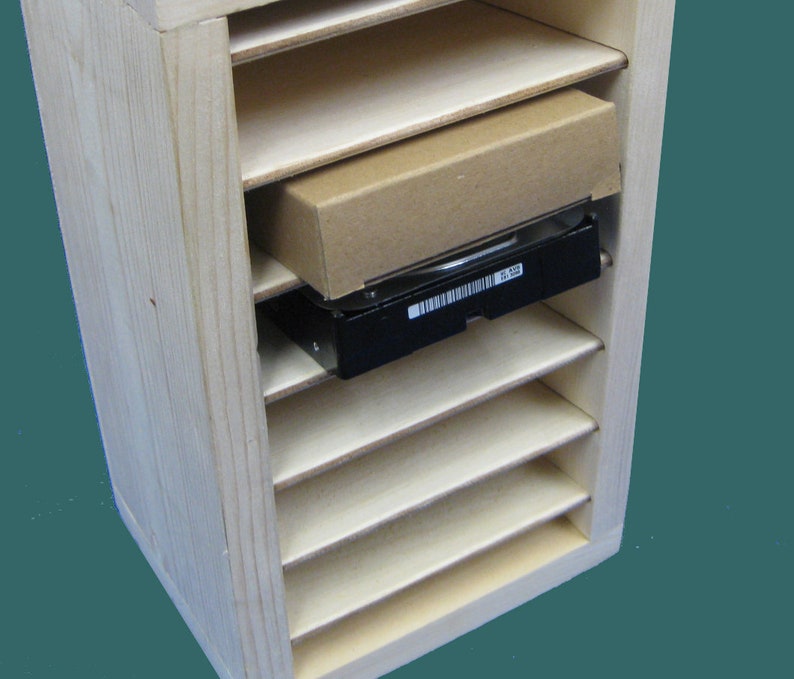 Drive Shelf 6 D6 holds 6 hard drives secure convenient Etsy