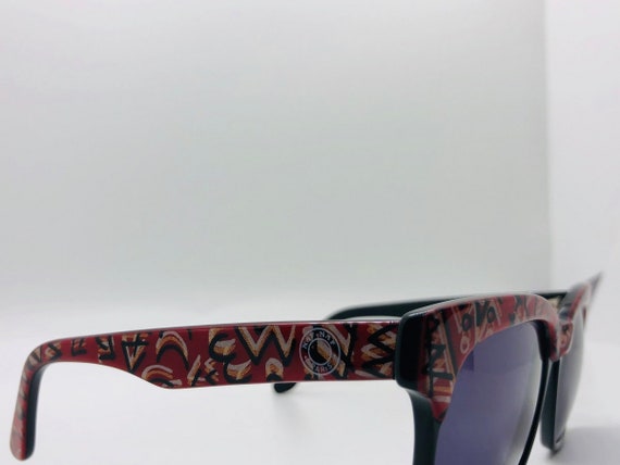 vintage Naf Naf wayfarer style sunglasses from 80… - image 3
