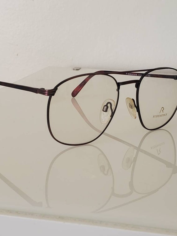 Rodenstock eyeglasses 29.06 C140. Red Tort. Vinta… - image 5